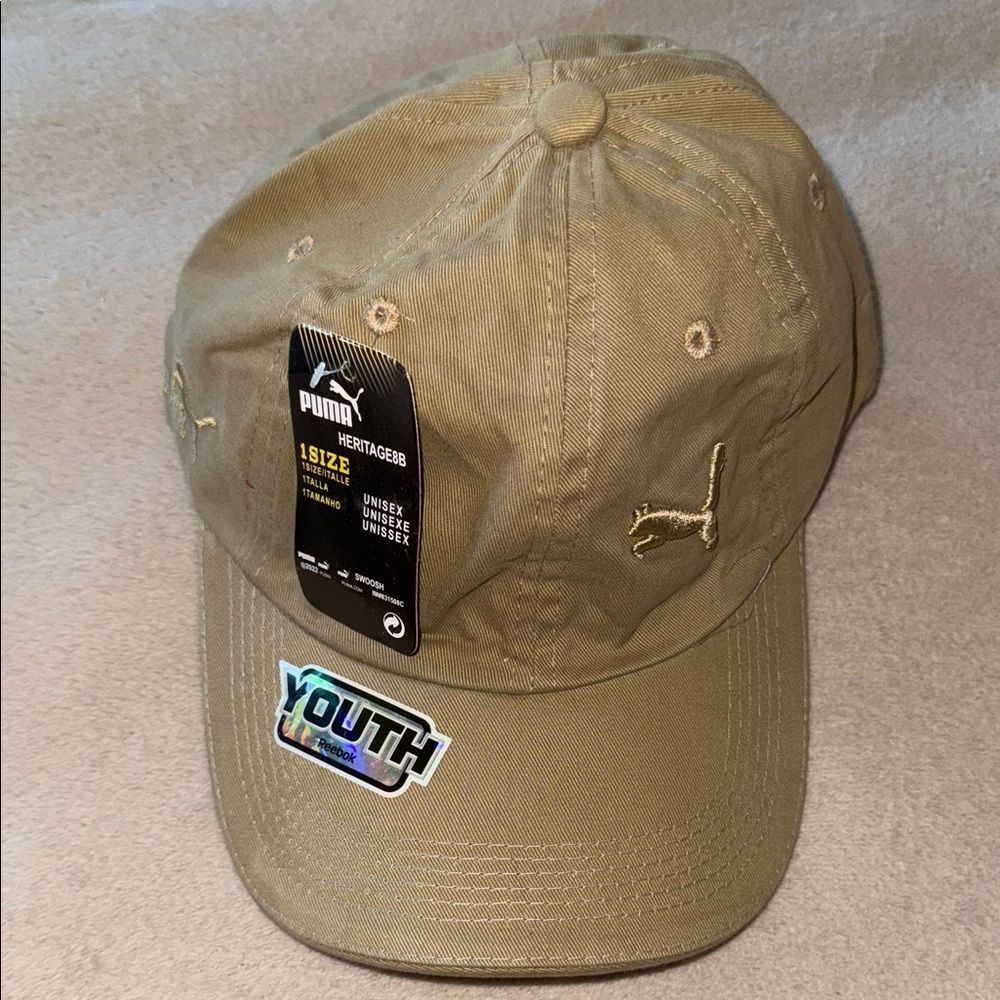 Puma Youth Khaki Cap NWT